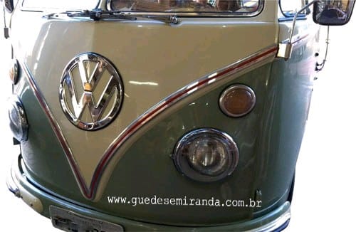 Friso lateral Kombi até 1975 JOGO com Acabamento Preto