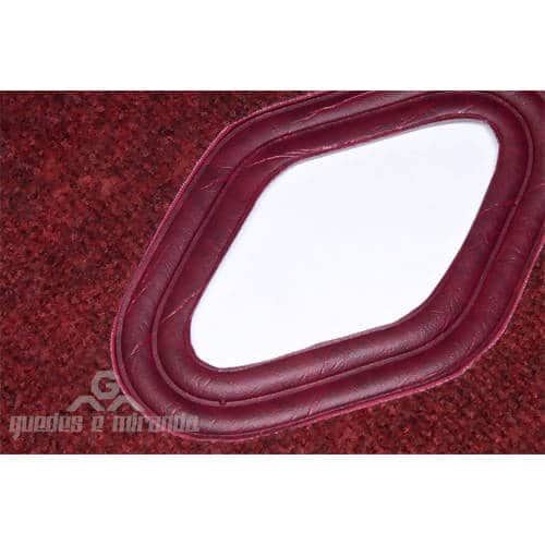 Forração Assoalho Carpete Vermelho Turim Fusca  - Tipo Original