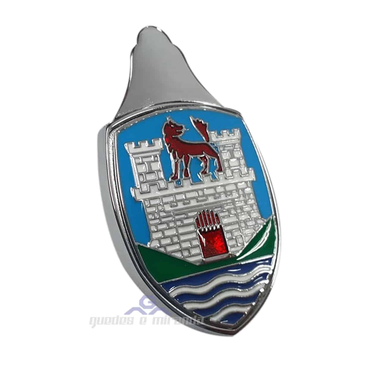 Emblema do Capô Fusca - Brasão Raposinha Clara - Resinado