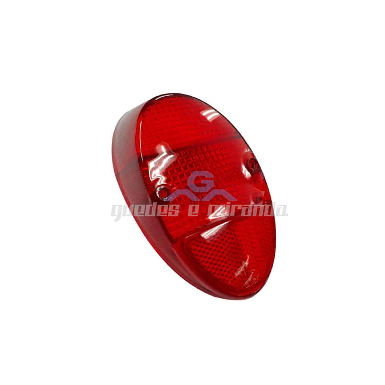 Lente Lanterna Traseira Fusca - Fusquinha PLÁSTICA Vermelho