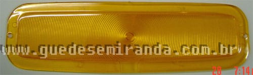 Lente Lanterna Dianteira C10 / Veraneio até 1988 - LARANJA