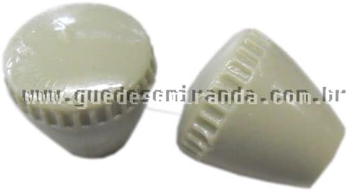 Botão Inferior do Banco Fusca - BEGE - UNIDADE PEÇA