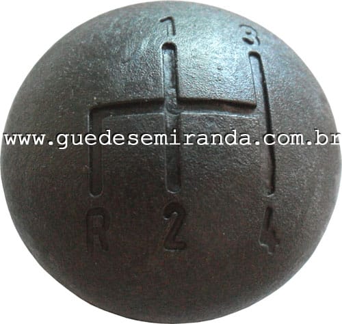 Bola Manopla de Câmbio Fusca 1977 em diante Modelo Empadinha