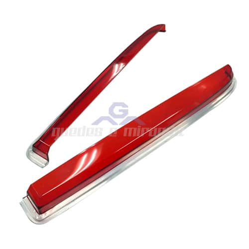 Calha de Chuva Fusca - ACRÍLICO  VERMELHO