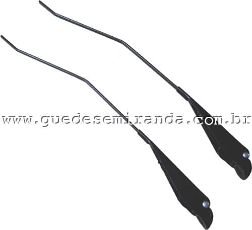 Braço do Limpador de Parabrisa Kombi até 1975 - PRETO PAR