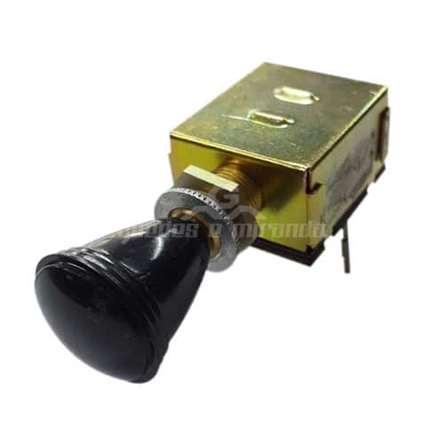 Chave Auxiliar de Farol de Milha Fusca - BOTÃO ANTIGO PRETO