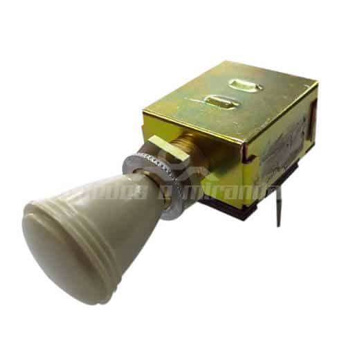 Chave Auxiliar de Farol de Milha Fusca - BOTÃO ANTIGO BEGE