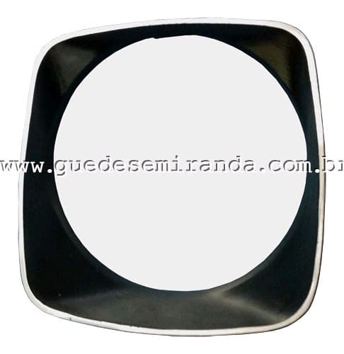 Aro de Farol Opala 1971 / 1974  - ALUMÍNIO FUNDIDO PRETO