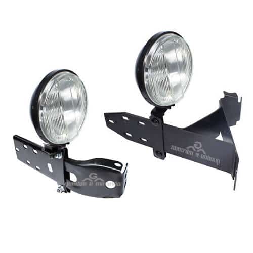 Suporte Farol de Milha Fusca 1971 a 1996 - PRETO PAR