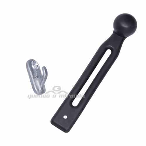 Estilingue com Suporte do Prendedor Banco Traseiro Fusca - KIT