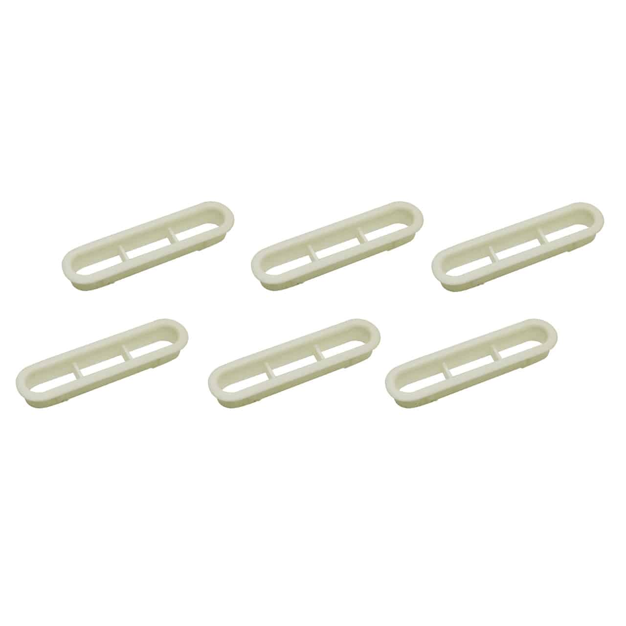 Grade Interna Moldura Coluna Traseira Saída de Ar Variant / TL  *Jogo - PLÁST. BRANCO
