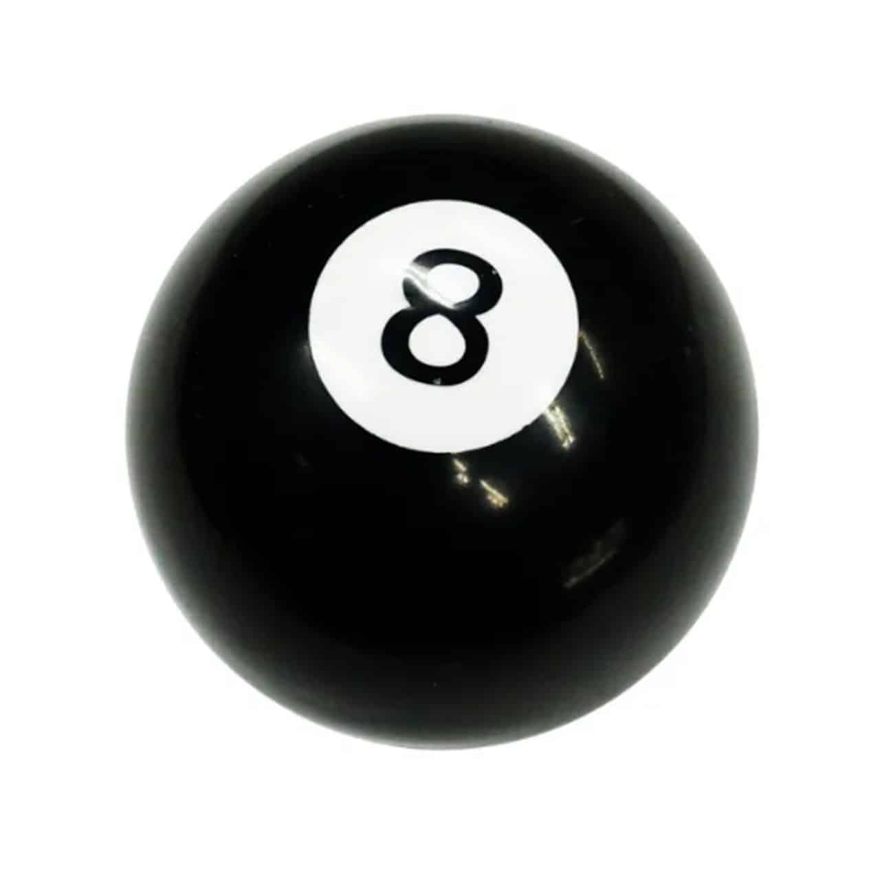 Bola Manopla de Câmbio - Bola Bilhar 8 - OPALA
