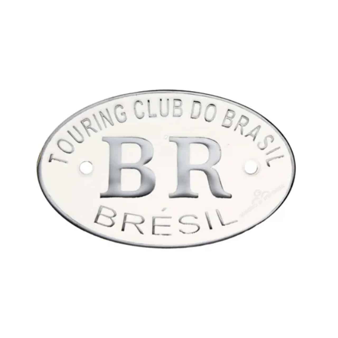 Emblema BR Touring BEGE - Resinado