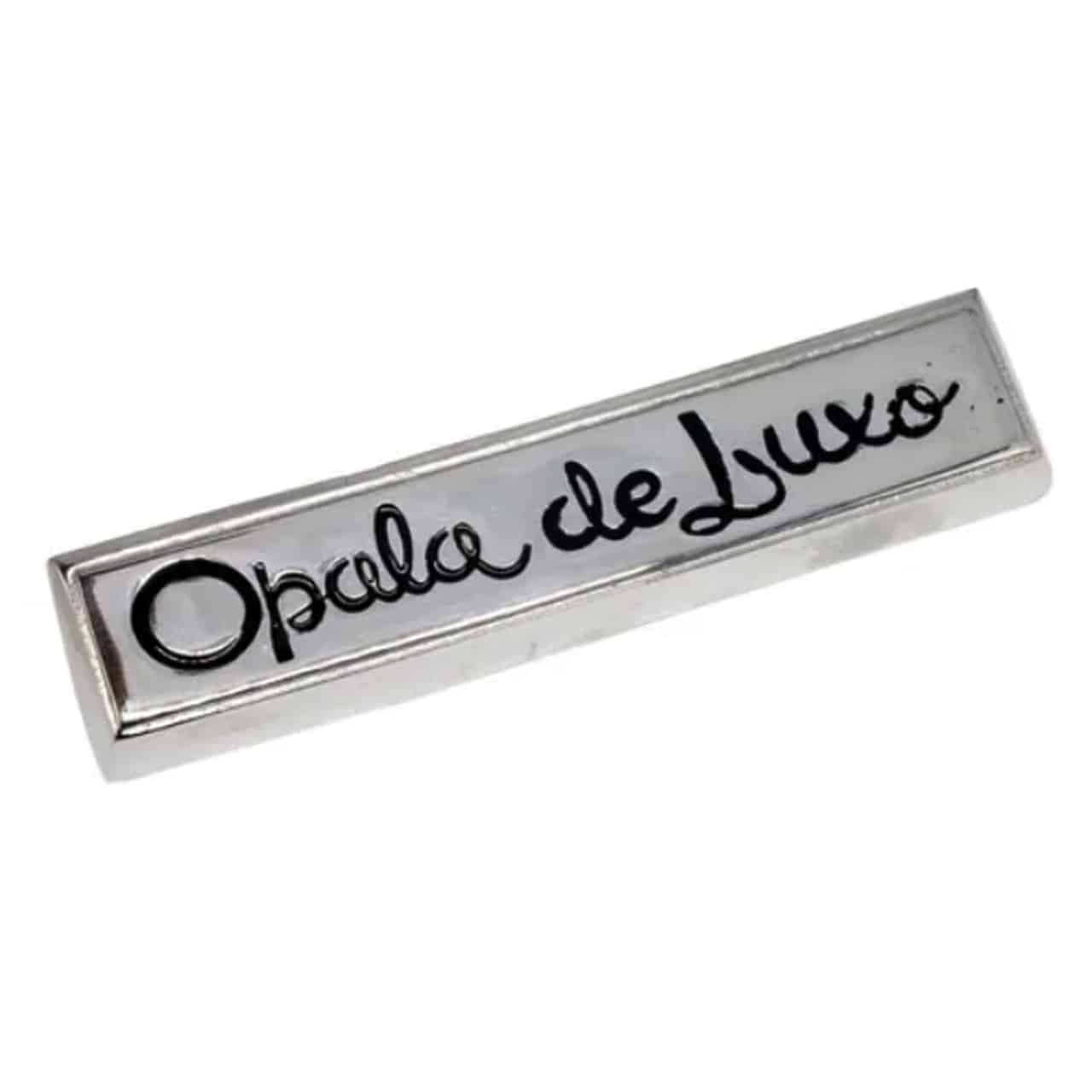 Emblema Opala De Luxo 1973 a 1979 - Plaquinha