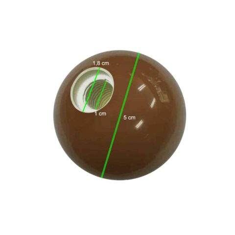 bola marrom verso