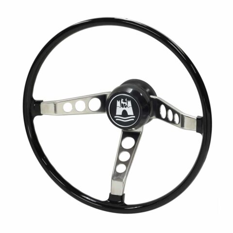 volante preto wolfs lateral
