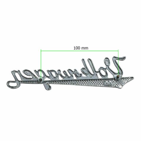 Emblema VW manuscrito medida
