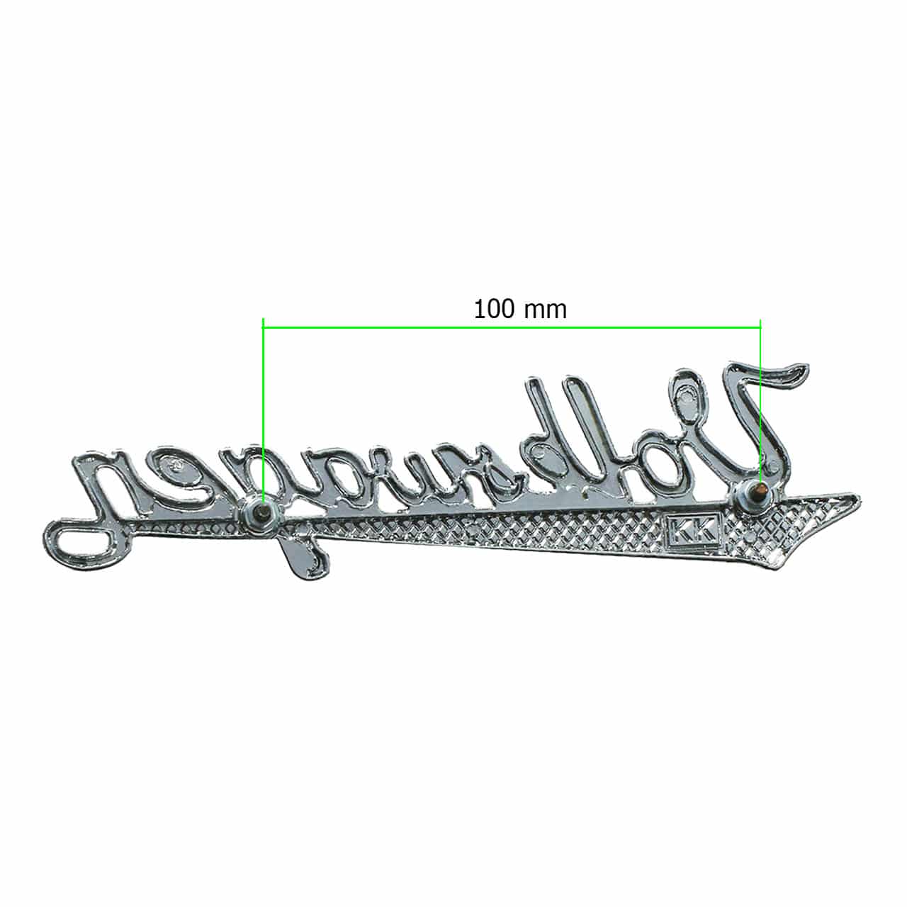 Emblema VW manuscrito medida