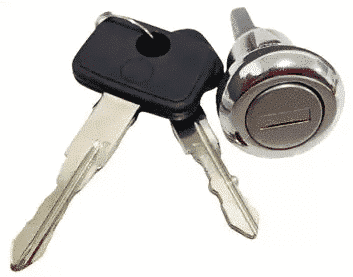 Cilindro do Porta Malas com chave Chevette - Preto ou Cromado