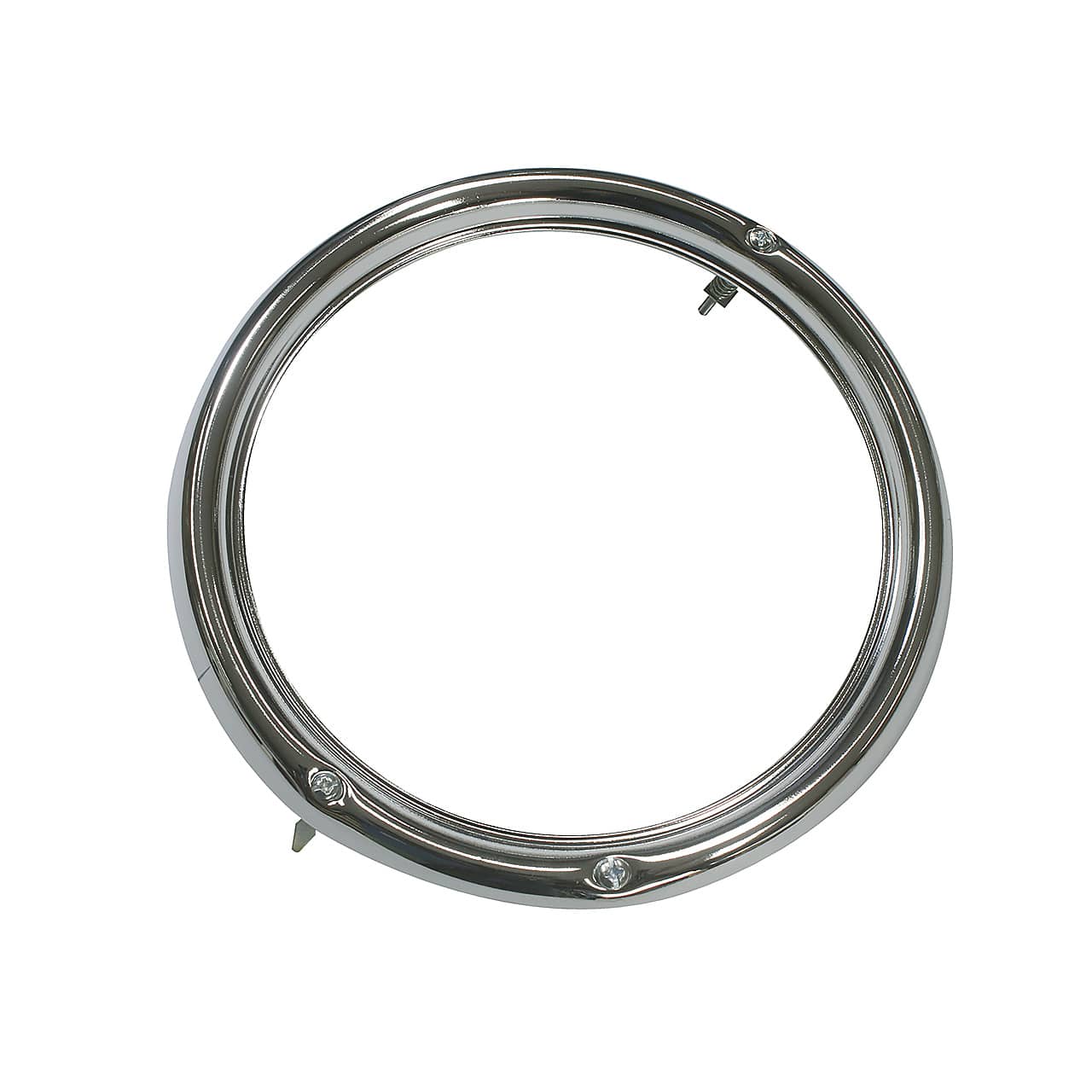 Aro de Farol Fusca 1973 / 1976 - Cromado METAL Com Parafusos - 3 FUROS