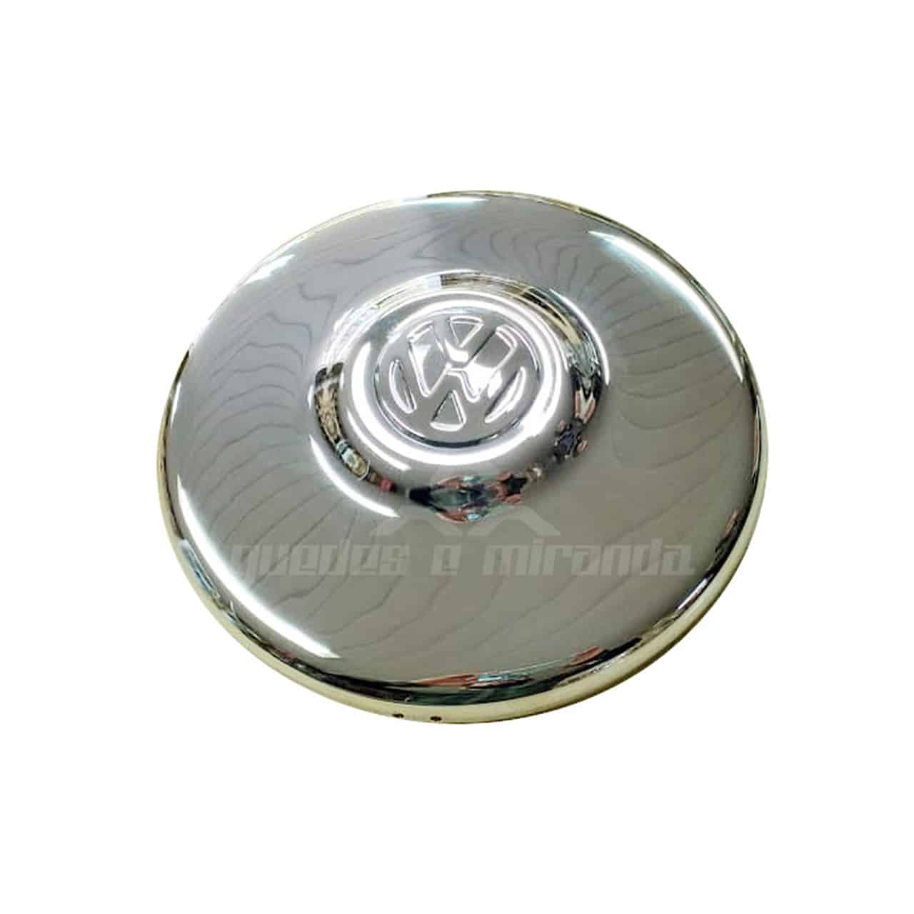 Calota 4 Furos Cromada para Roda Fusca / Variant - Modelo Original - PRIMEIRA LINHA