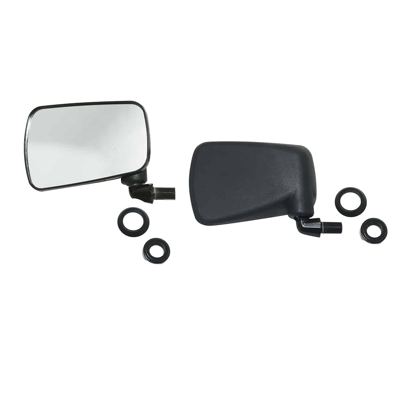 Retrovisor Externo do Fusca 1978 / 1996 - PÉ DE ZAMAC - Preto
