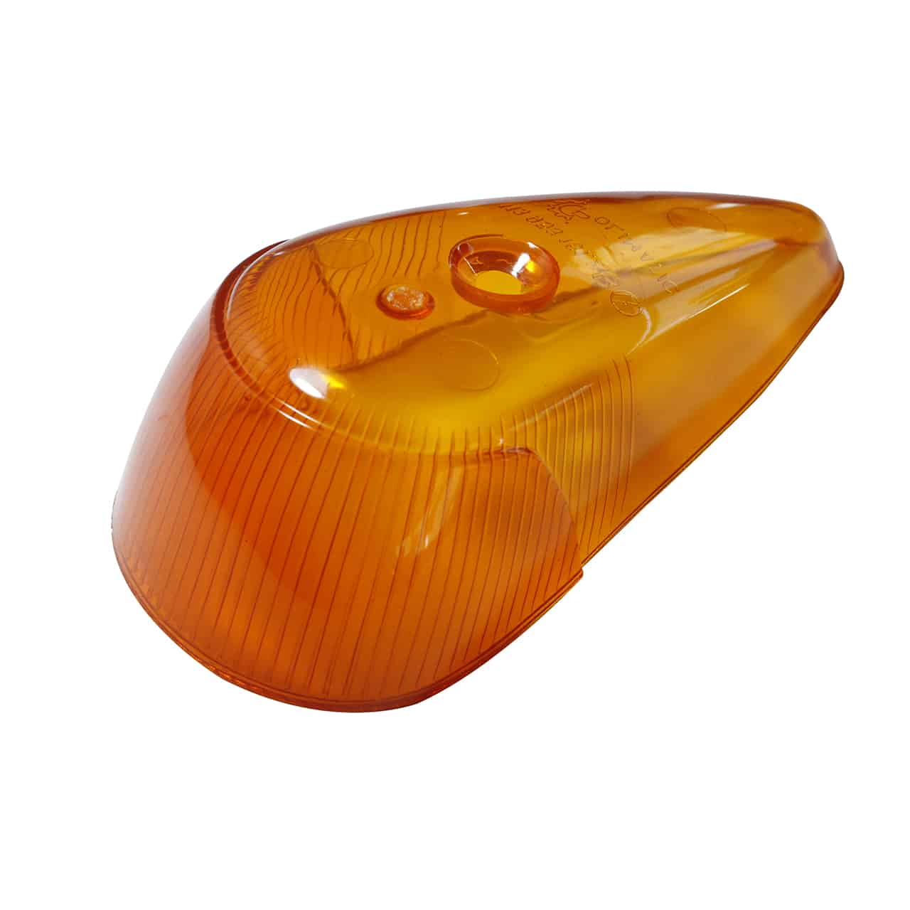 Lente da Lanterna Dianteira do Fusca 1971 / 1996 – ACRÍLICO POLIMATIC - LARANJA