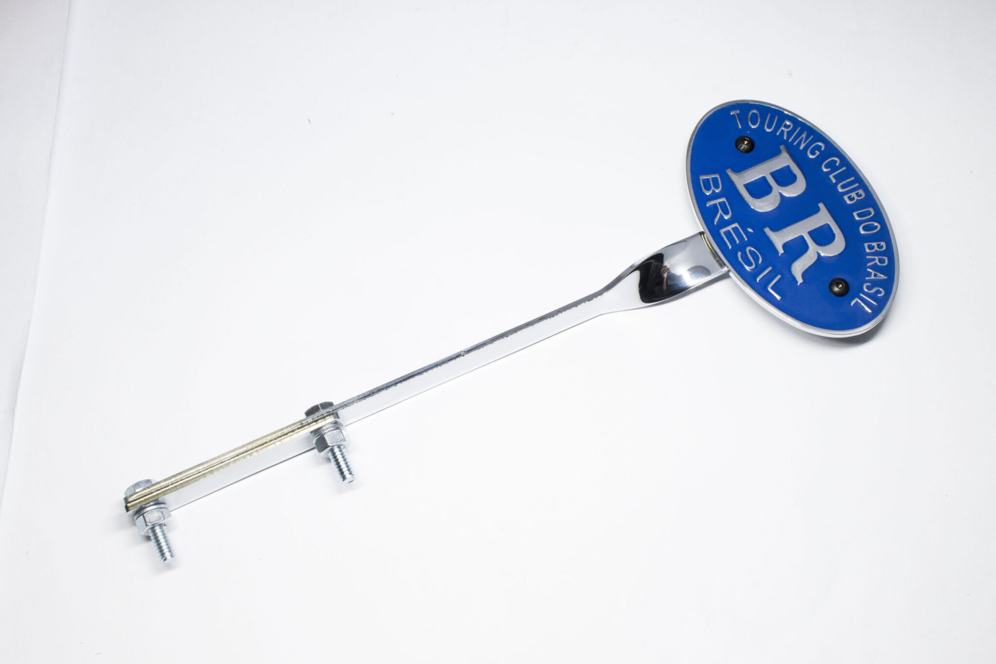Emblema BR Touring AZUL Com Suporte de Fixação - FUSCA