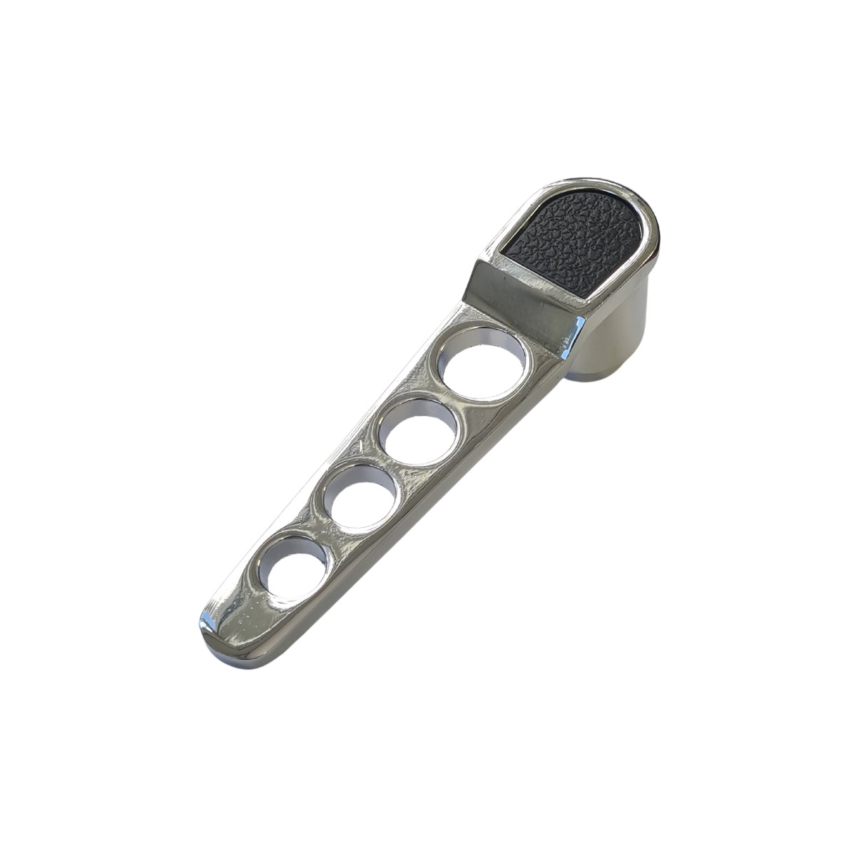 Maçaneta Interna da Porta Fusca até 1977/ Karmann Ghia – Esportiva  Cromada Preta *Atemis