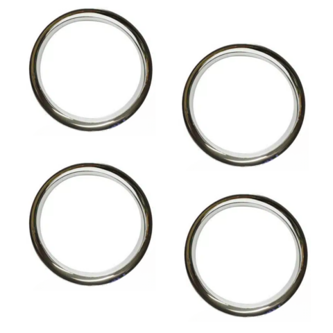 Sobrearo para Roda - METAL CROMADO - Escolha a Opção de Aro