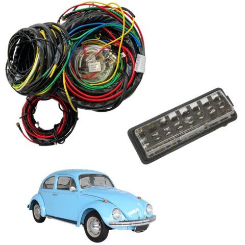 CHICOTE FUSCA COM CAIXA DE FUSIVEL 8 POLOS (2)