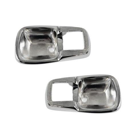 Concha cromada maçaneta em metal Fusca PAR (2)