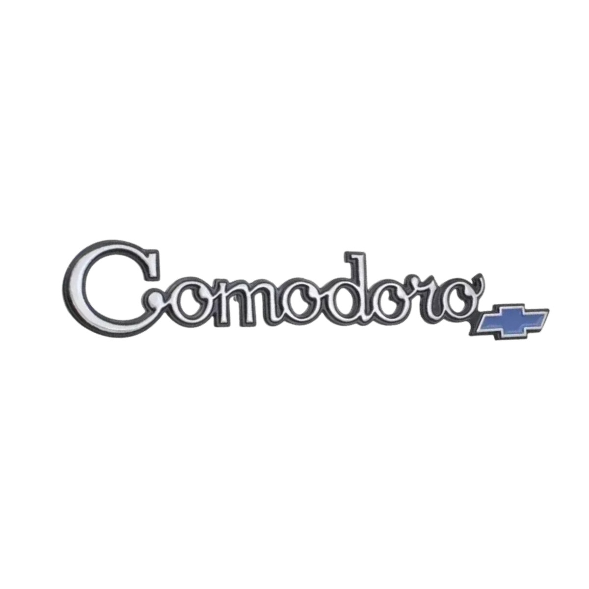 Emblema Comodoro com Gravatinha Paralama Traseiro Opala 1975 a 1979