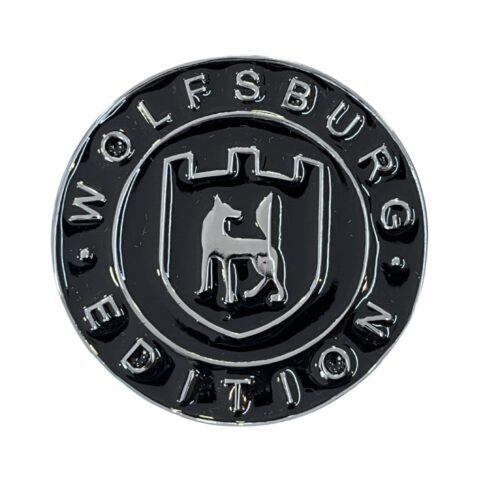 EMBLEMA BOTÃO WOLFSBURG CASTELINHO COM RAPOSA