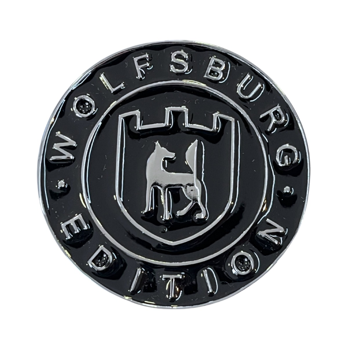 EMBLEMA BOTÃO WOLFSBURG CASTELINHO COM RAPOSA