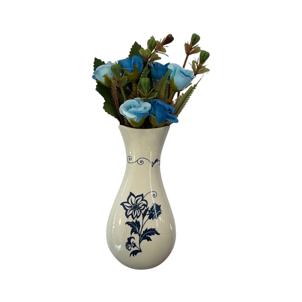 Vaso de Painel de Carro Decorativo – Pintado a Mão Achatado