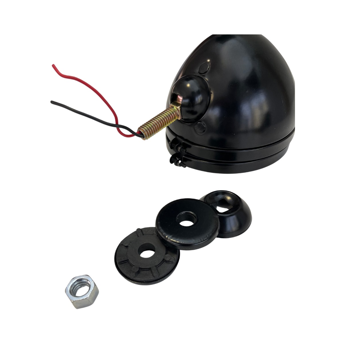FAROL DE MILHA 940 PRETO AMARELO LISO (2)
