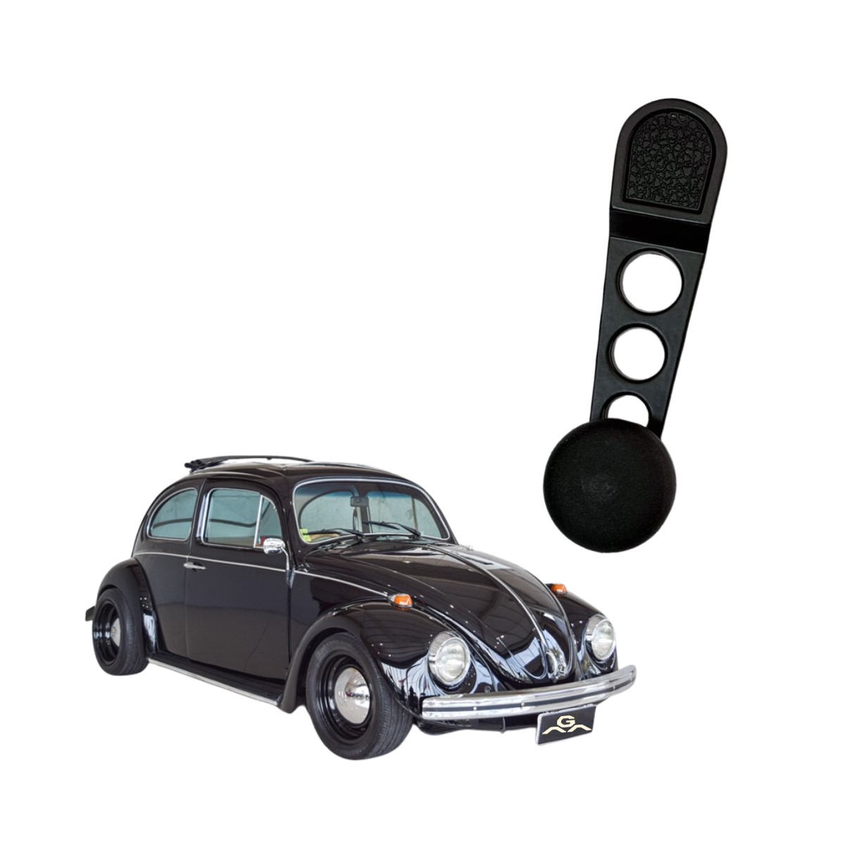 MANIVELA ESPORTIVA PRETA FUSCA ATÉ 1970 (7)