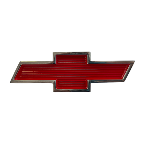 EMBLEMA GRAVATA CHEVROLET GRADE OPALA VERMELHO