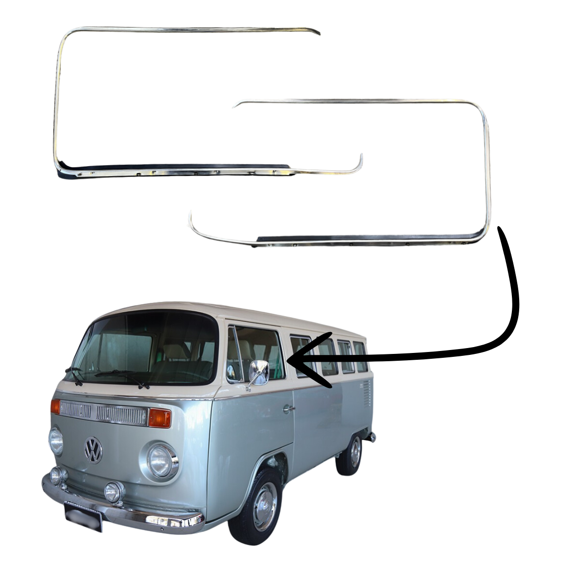Friso com Pestana Externa Kombi Clipper - PAR