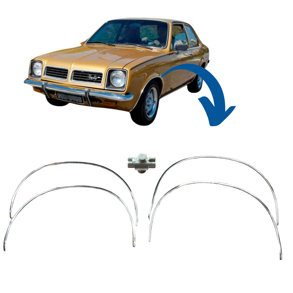 FRISO VÃO DE RODA CHEVETTE 78 (2)