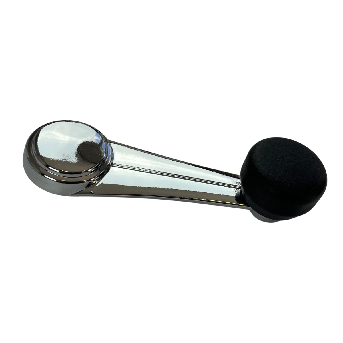 MANIVELA VIDRO OPALA BOTÃO PRETO UND (9)