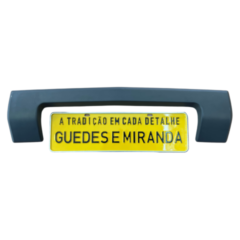 MOLDURA PLACA DIANTEIRA CINZA OPALA DIPLOMATA ORIG ATÉ 90 (4)