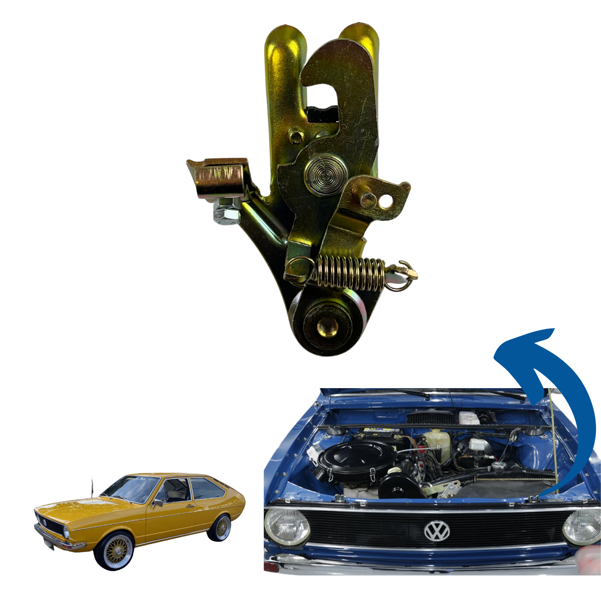Fechadura Inferior Capô Passat até 1977