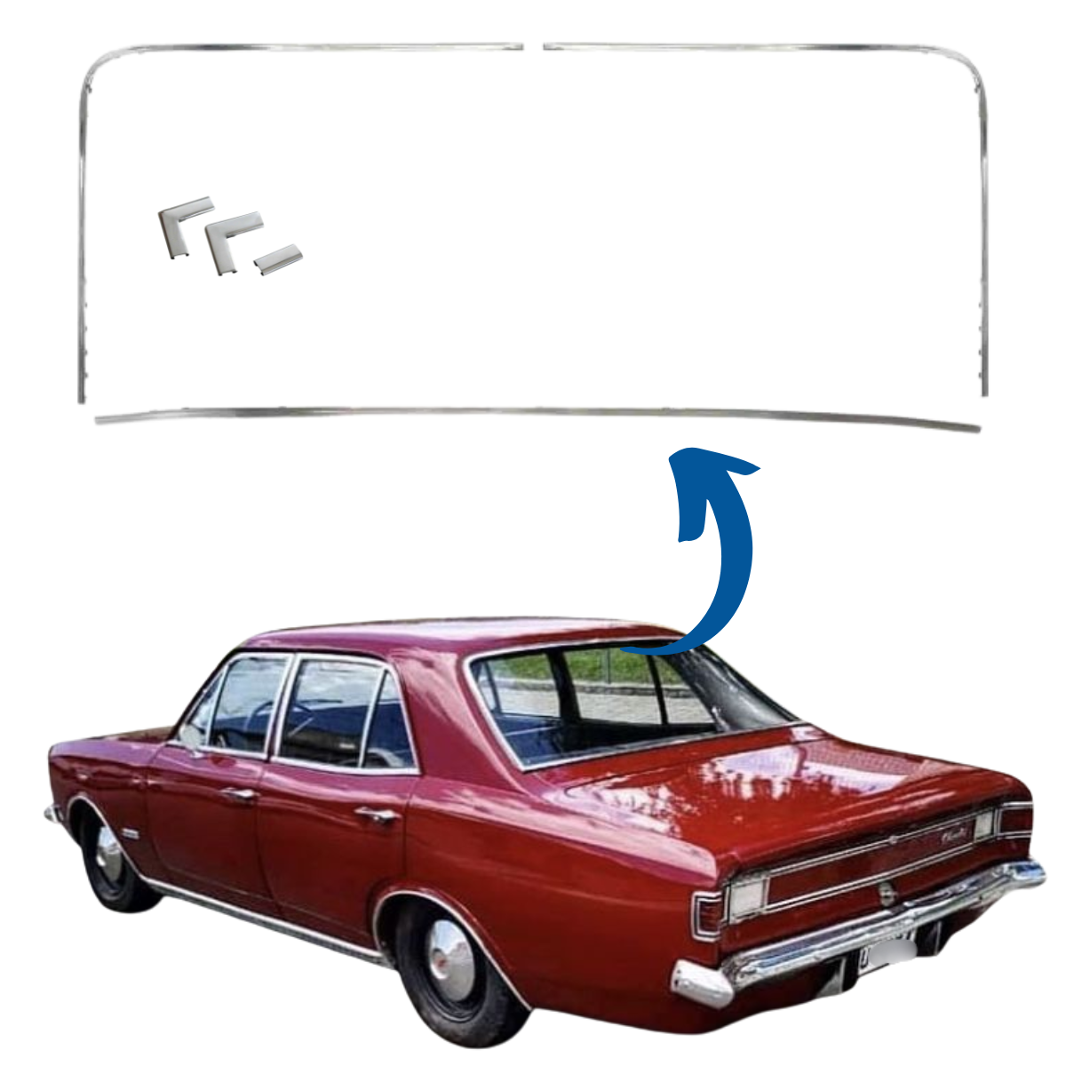 Friso do Vigia do Opala 4 portas