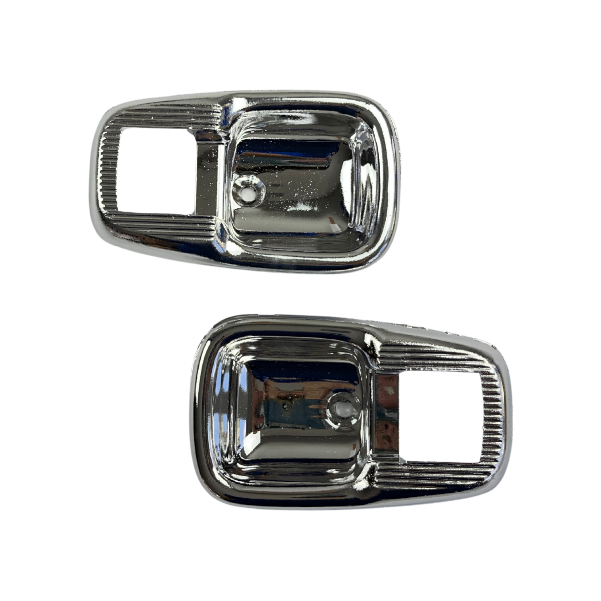 Concha Maçaneta Interna Fusca 1978 a 1996 / Brasilia / Variant / TL / Puma / Kombi / Gol – METALIZADO PLÁSTICO – PAR