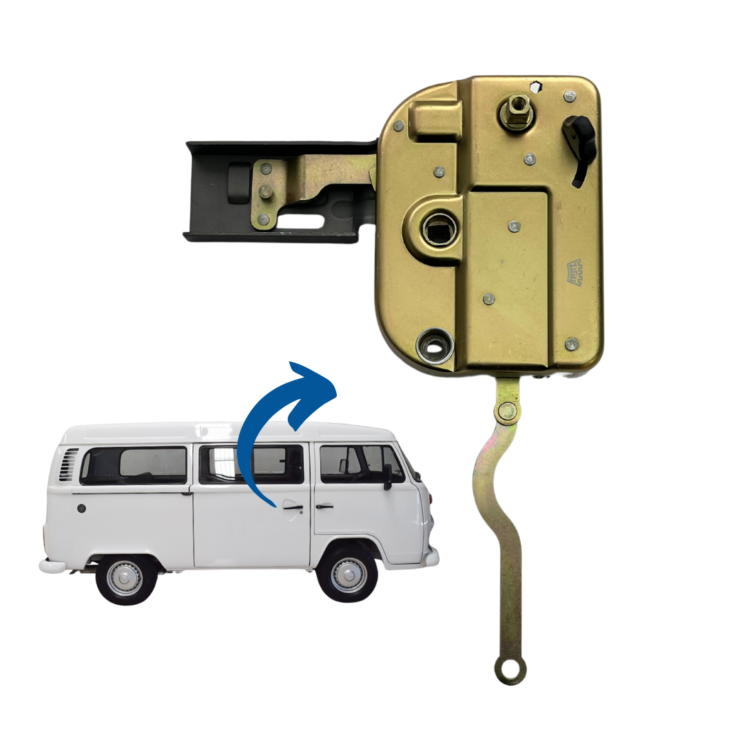 Fechadura Porta do Meio Kombi Carat 1997/...- DIANTEIRA