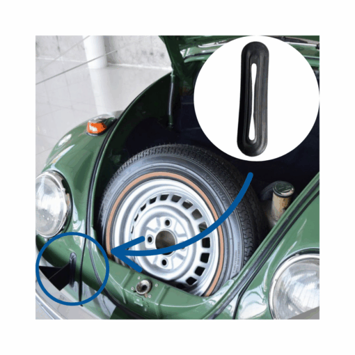 Borracha do suporte de parachoque Fusca 1971 1977 JOGO (4)