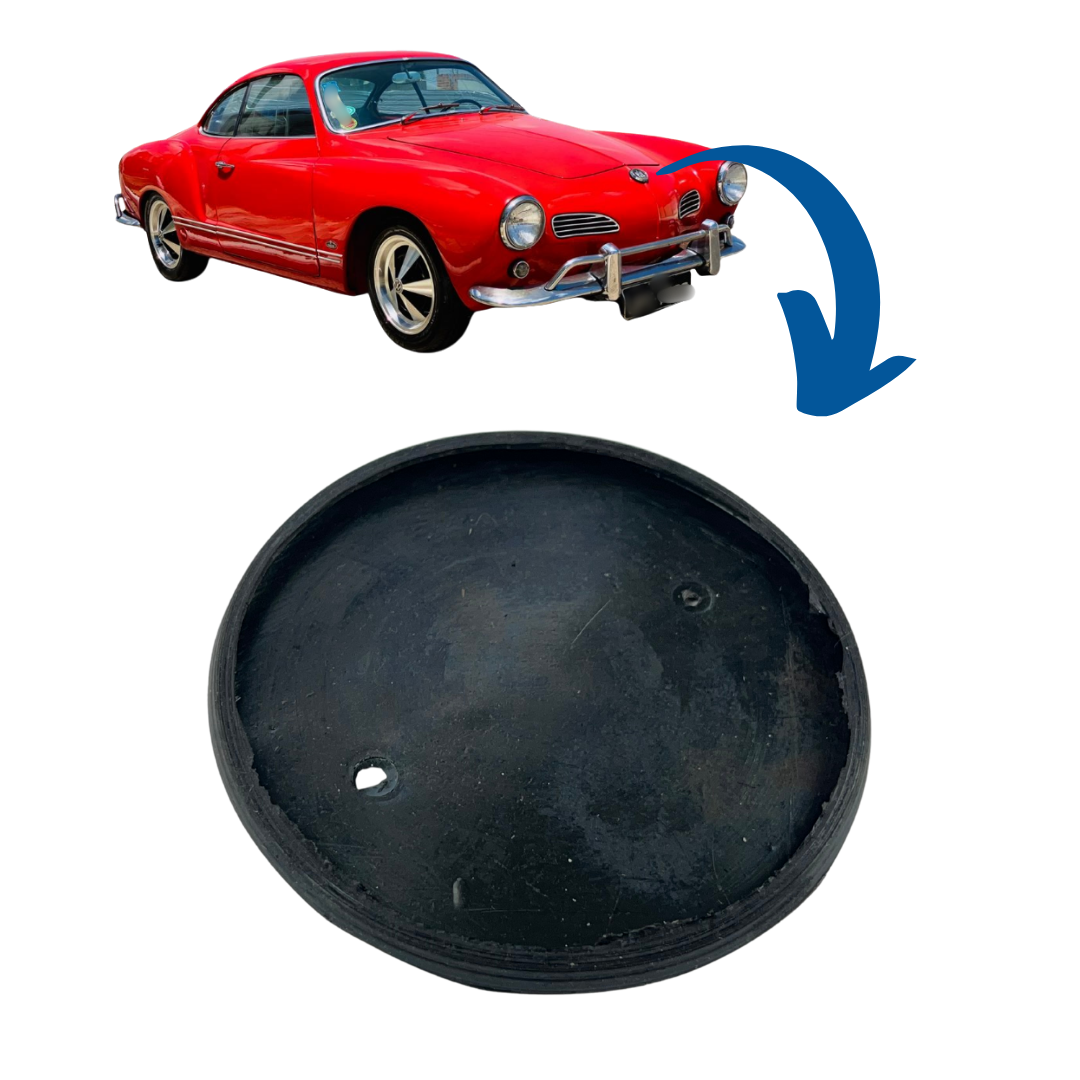 Borracha Guarnição Emblema do Capô Dianteiro Karmann Ghia