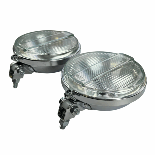 FAROL DE MILHA 661 CROMADO CRISTAL RAIADO (3)